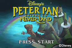 Peter Pan - Return to Neverland Title Screen